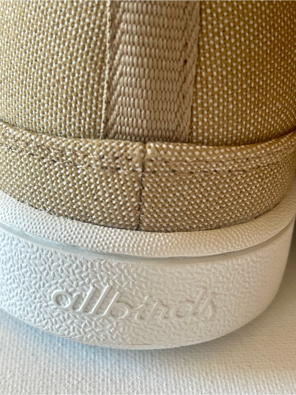 NEW ALLBIRDS CANVAS PACERS HAZY BEIGE SKATER CHIC SNEAKER WOMENS SIZE 6 - Picture 8 of 14